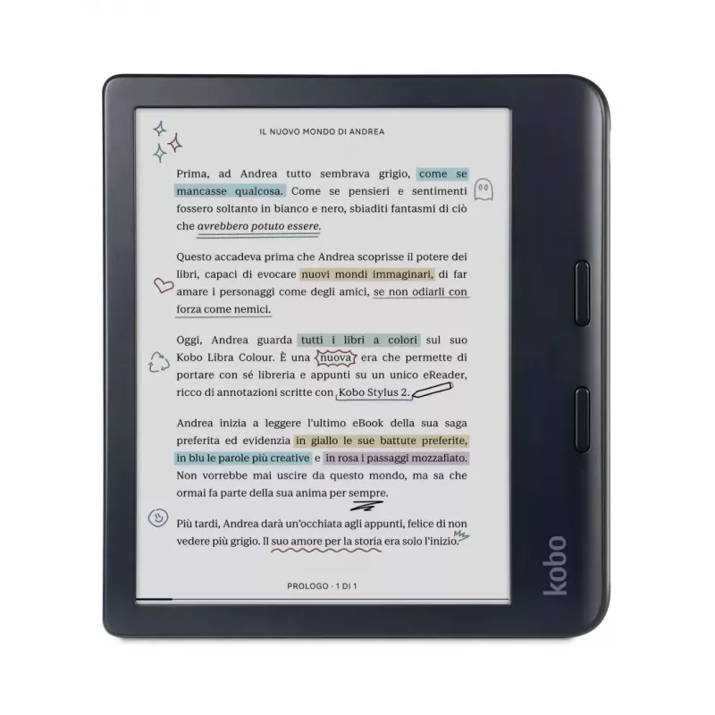 E-reader Kobo N428-KU-BK-K-BU 32 GB Wi-Fi 7 polegadas E Ink Kaleido