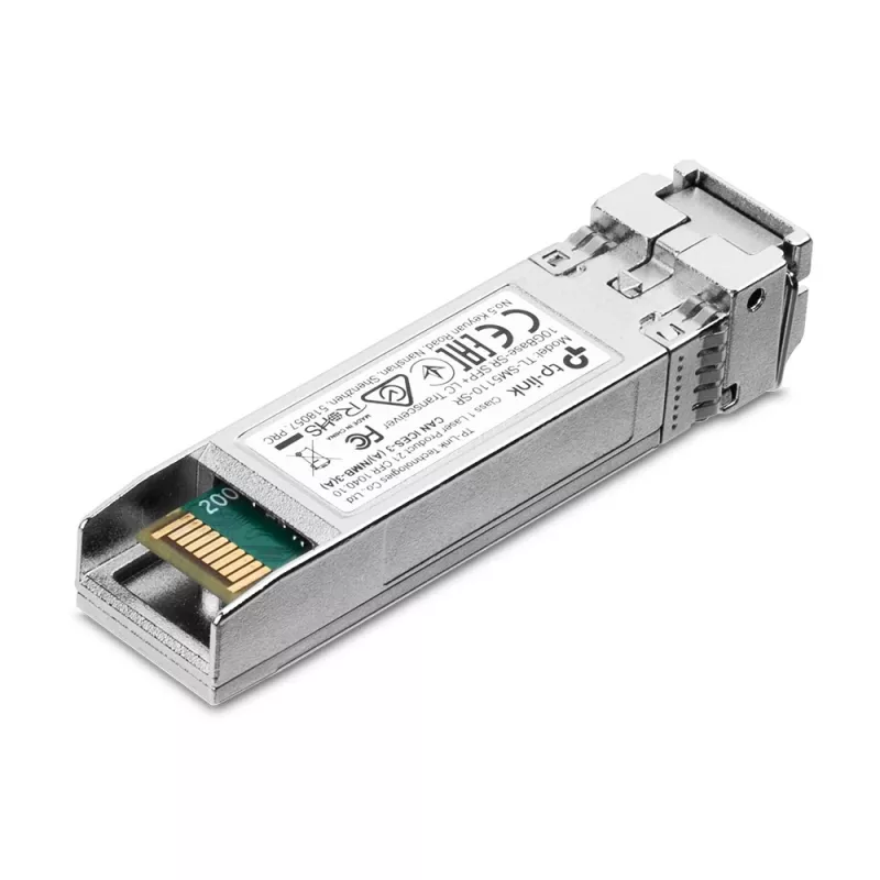 Transceptor TP-Link 10GBase-SR SFP+ LC, fibra ótica, 10000 Mbit/s, SFP+, LC (UPC), 50/125,62.5/125 µm, 300 m