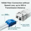 Transceptor TP-Link 10GBase-SR SFP+ LC, fibra ótica, 10000 Mbit/s, SFP+, LC (UPC), 50/125,62.5/125 µm, 300 m
