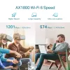 Repetidor de rede TP-Link AX1800 WiFi 6 Extender RE605X