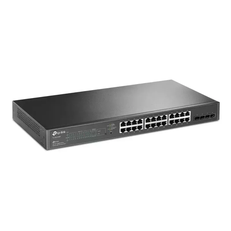 Switch gerido TP-Link TL-SG2428P 28 portas Gigabit Smart PoE