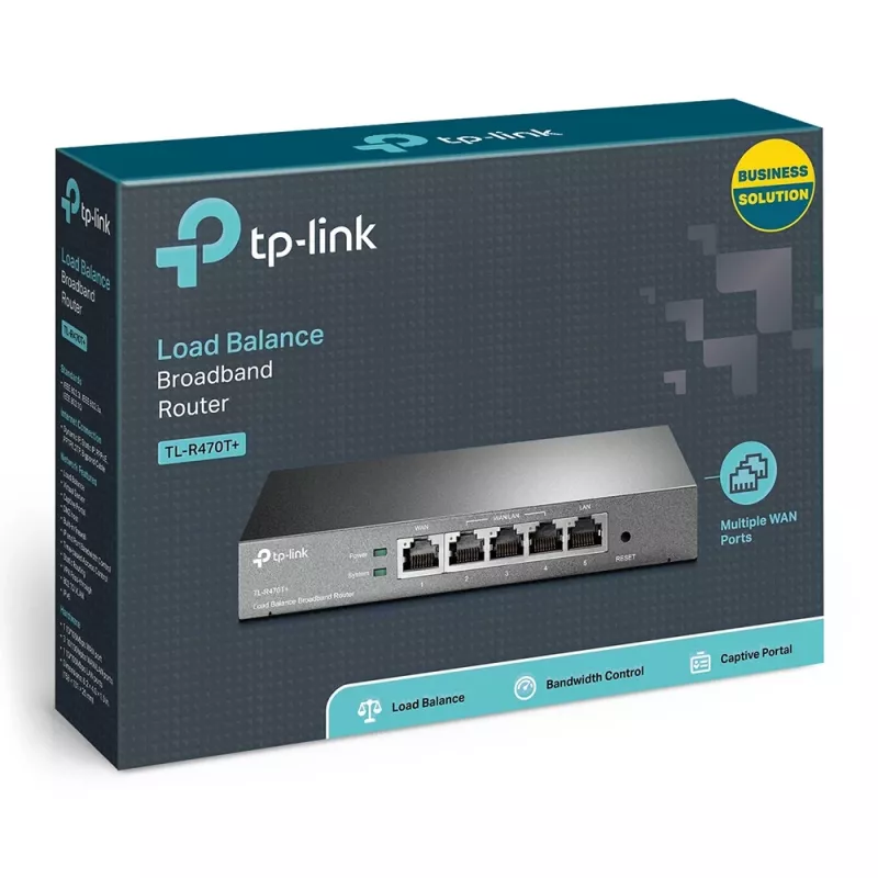 Router de banda larga com balanceamento de carga TP-Link, Ethernet WAN, Fast Ethernet, preto