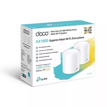 Sistema TP-Link AX1800 Whole Home Mesh Wi-Fi 6, pack de 2