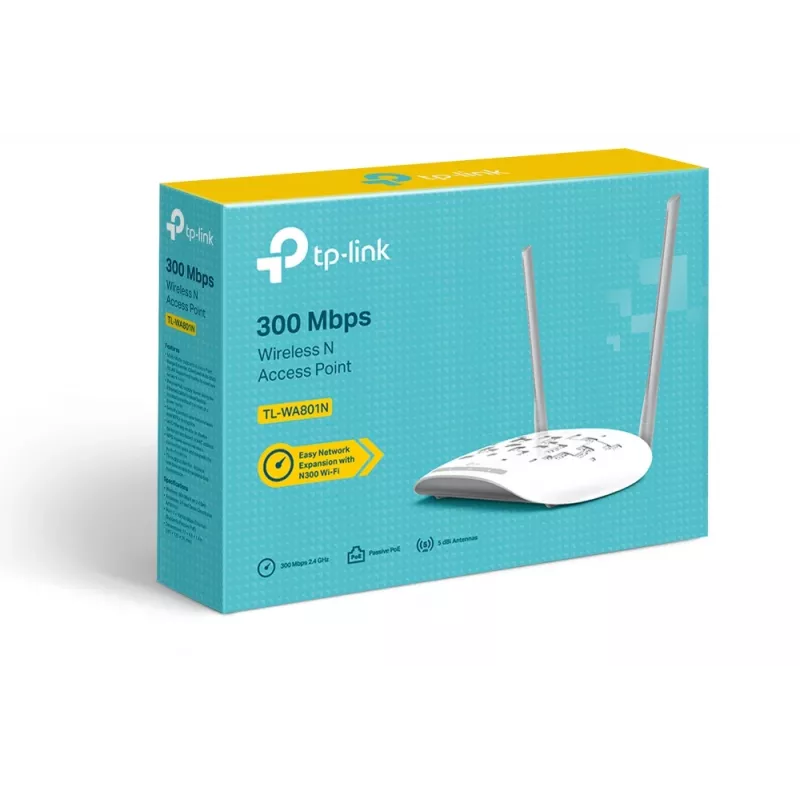 Ponto de acesso wireless TP-Link TL-WA801N 300 Mbit/s branco Power over Ethernet (PoE)