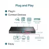 Switch PoE TP-Link 16 portas 10/100 Mbps + 2 portas Gigabit para rack com 16 portas PoE+