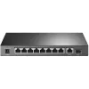 Switch de rede TP-Link TL-SG1210P não gerido Gigabit Ethernet (10/100/1000) Power over Ethernet (PoE) cinzento