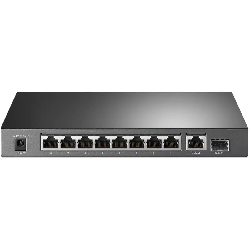 Switch de rede TP-Link TL-SG1210P não gerido Gigabit Ethernet (10/100/1000) Power over Ethernet (PoE) cinzento