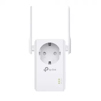 Adaptador de rede PowerLine TP-Link TL-WA860RE 300 Mbit/s Ethernet LAN Wi-Fi branco 1 unid.
