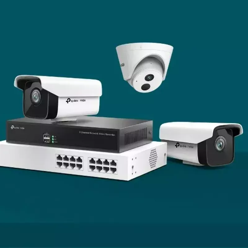 Gravador de vídeo em rede TP-LINK VIGI 8 canais