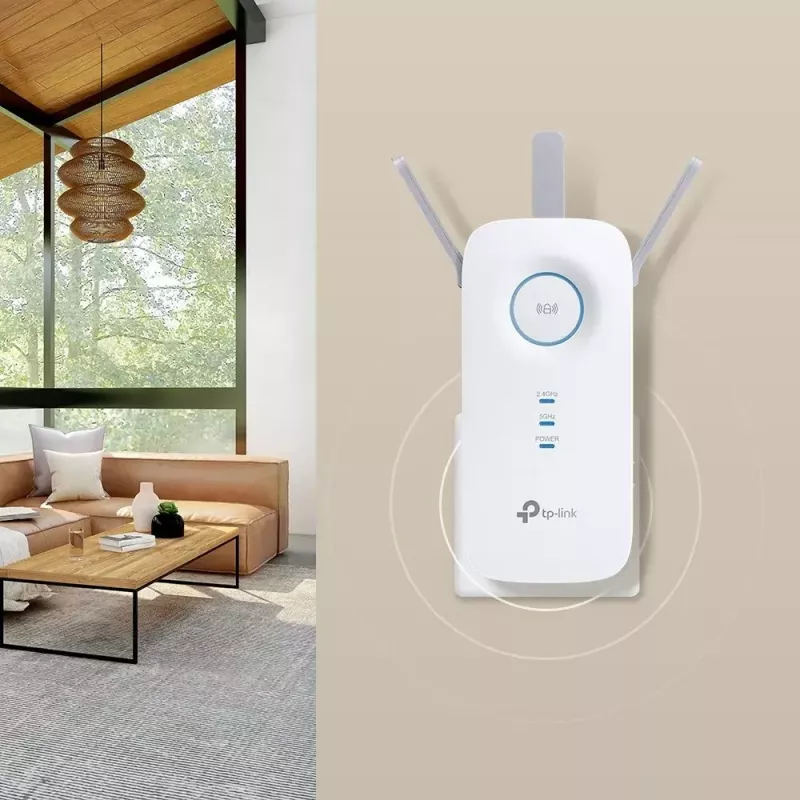 Amplificador de rede TP-Link RE550 transmissor e recetor de rede branco 10, 100, 1000 Mbit/s
