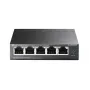Switch PoE de secretária TP-Link 5 portas 10/100Mbps com 4 portas, não gerido, Fast Ethernet (10/100), duplex integral, Power over Ethernet (PoE)