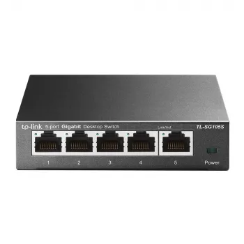 Switch não gerido TP-Link TL-SG105S 5 portas 10/100/1000Mbps