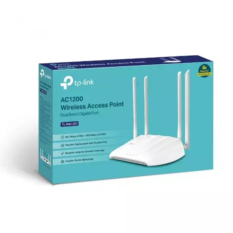 Ponto de acesso wireless TP-Link TL-WA1201 867 Mbit/s branco Power over Ethernet (PoE)