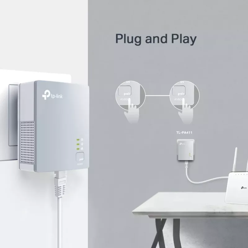 Adaptador Powerline TP-Link AV500 Nano Starter Kit