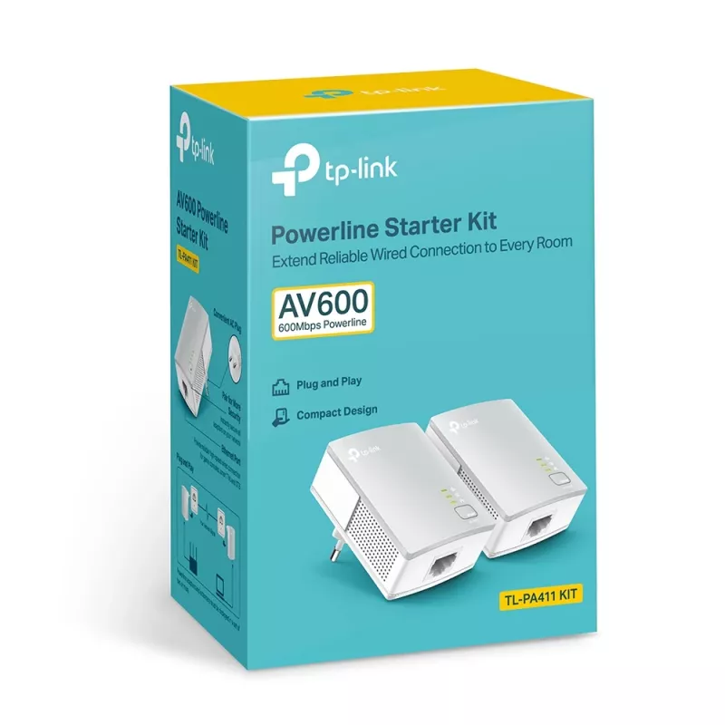 Adaptador Powerline TP-Link AV500 Nano Starter Kit