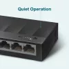 Switch de rede de secretária TP-Link 5 portas 10/100/1000Mbps, não gerido, Gigabit Ethernet (10/100/1000), para montagem na parede