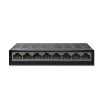 Switch de rede de secretária TP-Link 8 portas 10/100/1000Mbps, não gerido, Gigabit Ethernet (10/100/1000), para montagem na parede