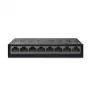 Switch de rede de secretária TP-Link 8 portas 10/100/1000Mbps, não gerido, Gigabit Ethernet (10/100/1000), para montagem na parede