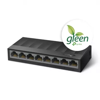 Switch de rede de secretária TP-Link 8 portas 10/100/1000Mbps, não gerido, Gigabit Ethernet (10/100/1000), para montagem na parede