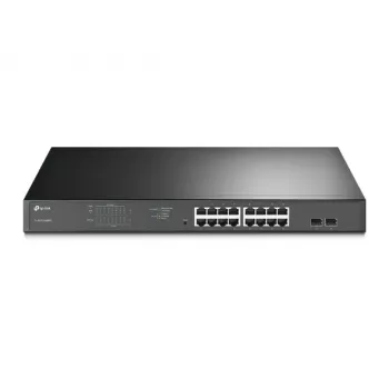 Switch TP-Link JetStream 16 portas Gigabit Easy Smart PoE/PoE+