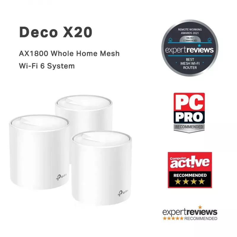 Sistema TP-Link AX1800 Whole Home Mesh Wi-Fi 6, pack de 3