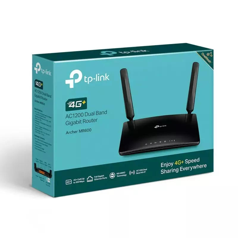 Router TP-Link 4G+ Cat6 AC1200 Wireless Dual Band Gigabit