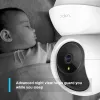 Câmara de vigilância WiFi TP-Link Tapo Pan/Tilt Home Security, câmara de segurança IP, interior, wireless, 2400 MHz, FCC, IC, CE, NCC, teto
