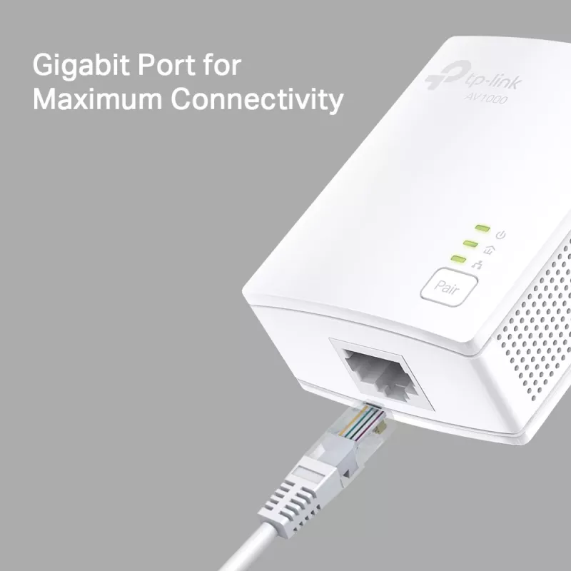 TP-Link TL-PA7017 KIT Adaptador de rede PowerLine 1000 Mbit/s Ethernet LAN branco 2 unid.