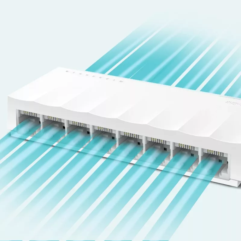 Switch de rede de secretária TP-Link 8 portas 10/100Mbps
