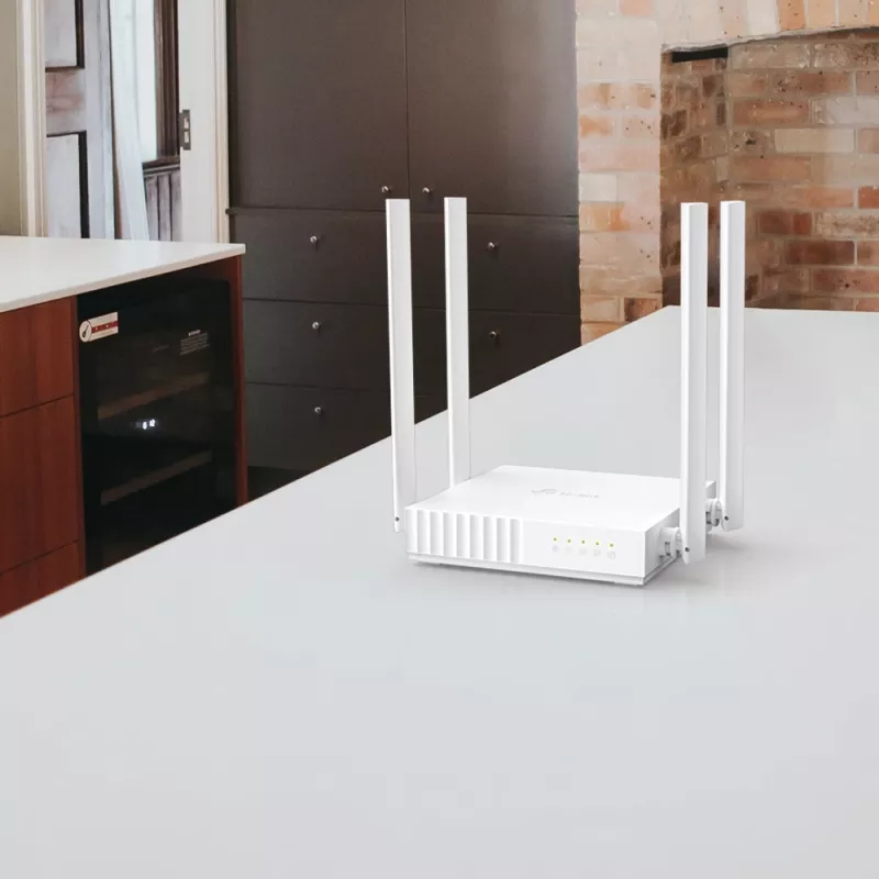 Router Wi-Fi TP-Link ARCHER C24 Fast Ethernet Dualband (2,4 GHz / 5 GHz) branco