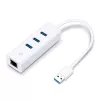 Dock/Replicador de portas para portátil TP-Link UE330 com fios USB 3.2 Gen 1 (3.1 Gen 1) Type-A branco
