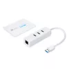 Dock/Replicador de portas para portátil TP-Link UE330 com fios USB 3.2 Gen 1 (3.1 Gen 1) Type-A branco