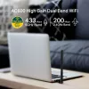 Adaptador USB Wi-Fi wireless TP-Link AC600 High Gain ARCHER T2U PLUS
