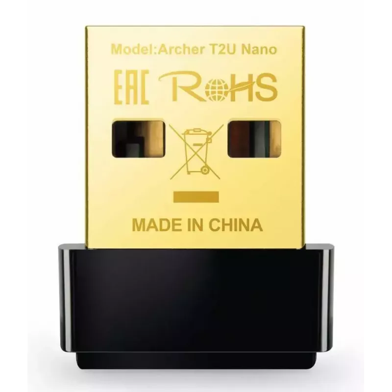 Adaptador USB Wi-Fi TP-Link Nano AC600 (Archer T2U Nano) – transceptor de rede wireless dualband 2,4G/5G