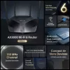 Router de secretária MERCUSYS MR80X — Wi‑Fi 6 dualband (802.11ax), 3000 Mbit/s, 4 antenas externas, 3 portas LAN Gigabit
