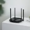 Router de secretária MERCUSYS MR80X — Wi‑Fi 6 dualband (802.11ax), 3000 Mbit/s, 4 antenas externas, 3 portas LAN Gigabit