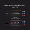 Router de secretária MERCUSYS MR80X — Wi‑Fi 6 dualband (802.11ax), 3000 Mbit/s, 4 antenas externas, 3 portas LAN Gigabit
