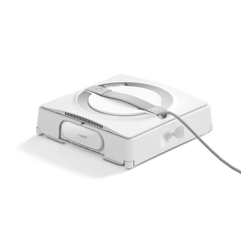 Limpa-vidros Ecovacs WINBOT W2 OMNI — bateria 4500 mAh, 96 W, motor sem escovas, pano 260×251 mm, cabo 5,5 m, tamanho mínimo de janela 30×40 cm