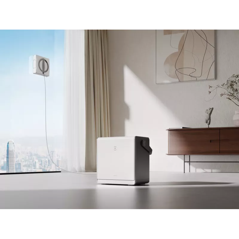 Limpa-vidros Ecovacs WINBOT W2 OMNI — bateria 4500 mAh, 96 W, motor sem escovas, pano 260×251 mm, cabo 5,5 m, tamanho mínimo de janela 30×40 cm