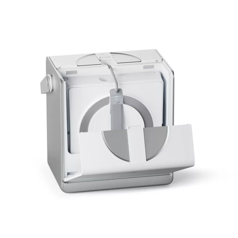 Limpa-vidros Ecovacs WINBOT W2 OMNI — bateria 4500 mAh, 96 W, motor sem escovas, pano 260×251 mm, cabo 5,5 m, tamanho mínimo de janela 30×40 cm