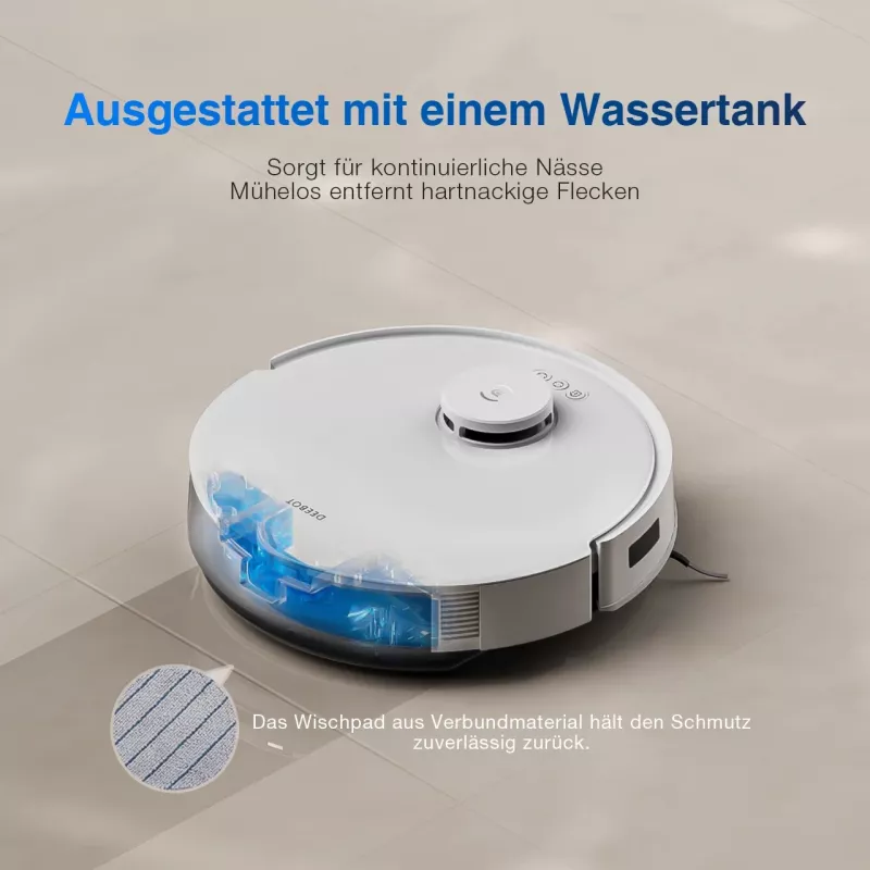 Robô aspirador Ecovacs DEEBOT N20, branco
