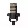 Microfone dinâmico de palco RØDE PodMic — padrão cardioide, XLR-3 com fios, 20–20.000 Hz, saída simétrica, 937 g, preto