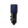 Microfone condensador USB para PC RØDE NT-USB+ — padrão cardioide, 24 Bit/48 kHz, 20–20000 Hz, saída para auscultadores de 3,5 mm, USB-C, preto