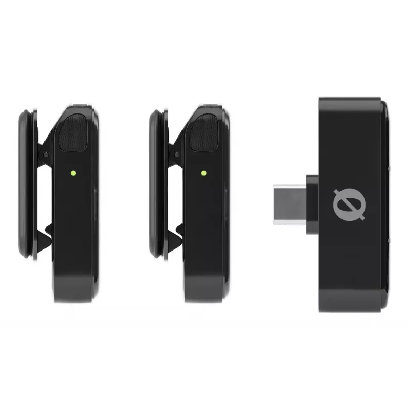 Sistema de microfone sem fios de lapela Rode Wireless Micro preto