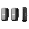 Sistema de microfone sem fios de lapela Rode Wireless Micro preto