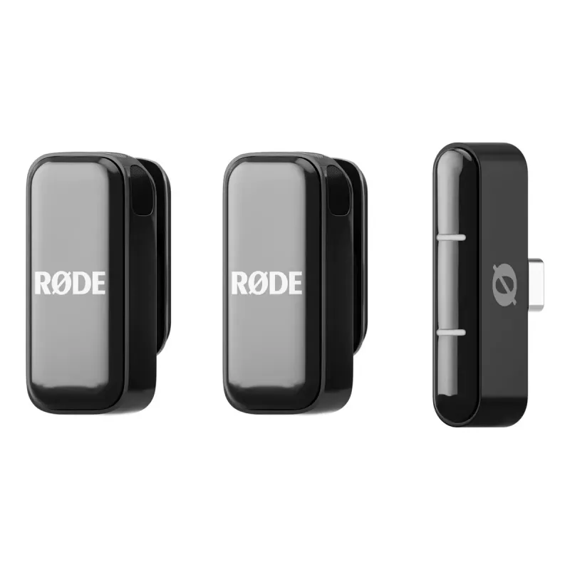 Sistema de microfone sem fios de lapela Rode Wireless Micro preto