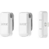 Sistema de microfone sem fios Rode Wireless Micro Lightning – omnidirecional, 48 kHz/24 bits, bateria de 7 h, alcance 100 m, branco