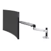 Braço de secretária Ergotron LX para monitor LCD, alumínio polido
