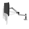 Braço de secretária Ergotron LX para monitor LCD, alumínio polido