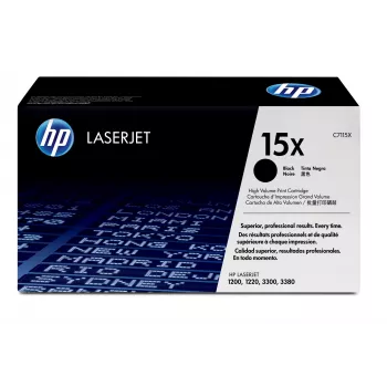 Toner HP 15X High Yield Black Original LaserJet Cartridge, 3500 páginas, preto, 1 unid.